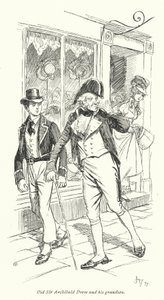 Illustration pour Persuasion de Jane Austen (lithographie) - Hugh Thomson