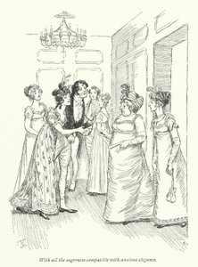 Illustration pour Persuasion de Jane Austen - Hugh Thomson
