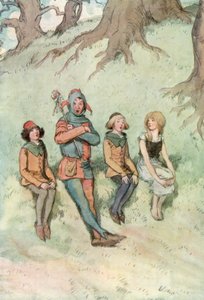 Illustration pour Comme il vous plaira de Shakespeare