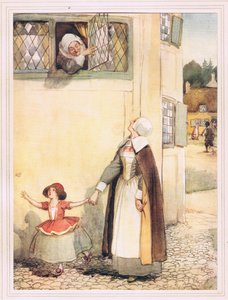 Dans la journée ensoleillée, le visage de Mistress Hibbens était poussé - Hugh Thomson