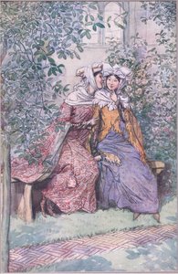 Consultons ensemble contre ce chevalier graisseux (illustration de Les Joyeuses Commères de Windsor)