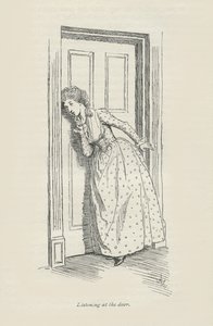 Écoutant à la porte, 1896