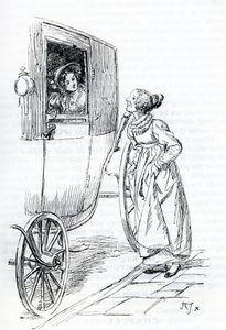 "Miss Bates et Emma" - Hugh Thomson