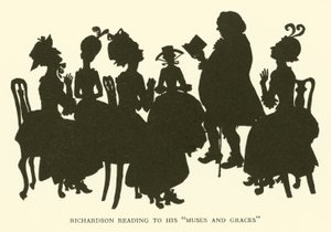Richardson lisant à ses "Muses et Grâces" - Hugh Thomson