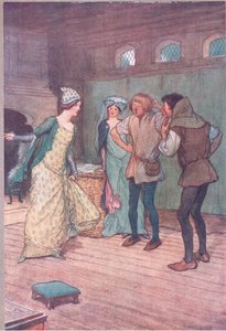 Videz-le dans le fossé boueux (illustration de Les Joyeuses Commères de Windsor)