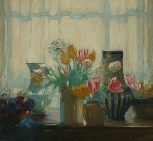 Fleurs à la Fenêtre - Hugh Wallis