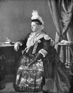 Reine Victoria dans la robe qu