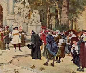 Le Grand Électeur reçoit des émigrants