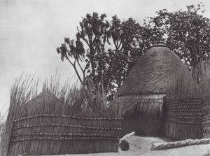 Afrique : temple Shilluk - Hugo Adolf Bernatzik