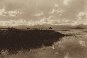 Mexique : Laguna de Patzcuaro (photo n/b) - Hugo Brehme