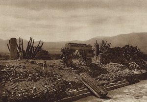 Mexique : Ruines de Mitla, Etat de Oaxaca (photo n/b) - Hugo Brehme