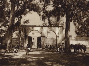 Mexique : Xochimilco, entrée de l
