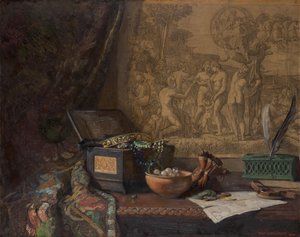 Nature morte avec jugement de Paris