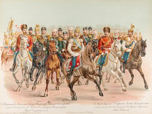 Portrait équestre de Nicolas II de Russie