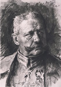 Le nouveau maréchal Vorwarts, illustration de Hindenburg publiée par Daterlandischer Derlag C U Weller Berlin, 1922