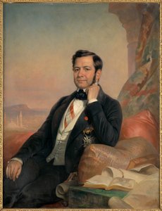 Portrait de Ferdinand de Lesseps - Hugues Foureau