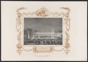 Fête du soir pour les étudiants, 1836
