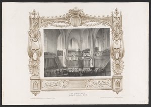 Défilé avec une imprimerie, 1836