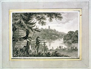 Carte de visite de Humphrey Repton, gravée par Thomas Medland - Humphry Repton