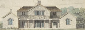 Conception pour un cottage orné dans le style Tudor