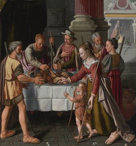 Premier jour de fête de Pâque juive - Huybrecht Beuckeleer or Beuckelaer