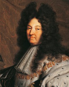 Portrait de Louis XIV de France, dit Louis le Grand ou le Roi Soleil, peinture par Hyancinthe Rigaud