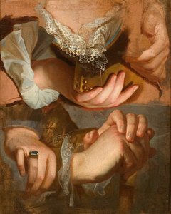 Études de mains, vers 1715-1723