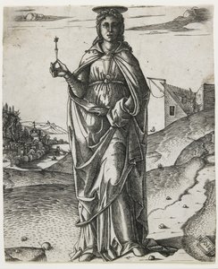 Sainte Lucie, c.1510 (gravure)