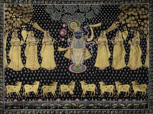 Le divin Krishna et les gopis