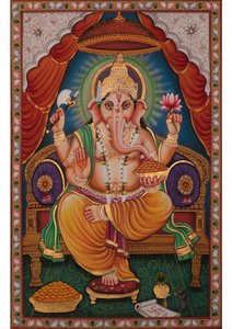 Le seigneur Ganesha sur son trône - IMAGINEERS STUDIO