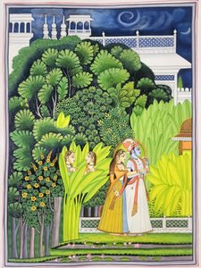 Le jardin au clair de lune de Radha Krishna - IMAGINEERS STUDIO