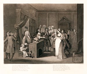 Femme jurant un enfant