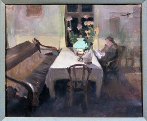 Salle, le soir