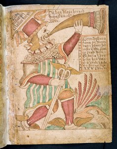 Heimdal soufflant dans son cor avant le Ragnarök, de Melsteds Edda