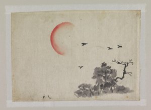 Paysage avec coucher de soleil - Ichirakasai