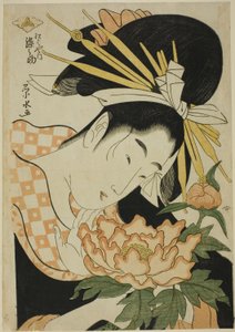 La courtisane Somenosuke du Matsubaya