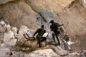 Ignace François Bonhomme peignant en plein air