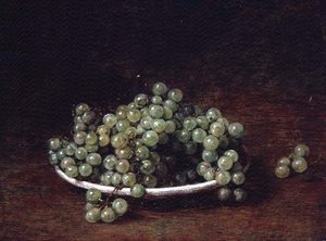 Nature morte de petites grappes de raisin