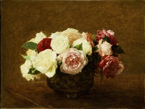 Roses, 1894 - Ignace Henri Jean Fantin Latour