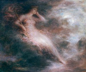 La Reine de la Nuit - Ignace Henri Jean Fantin Latour