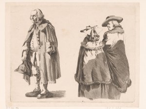 Composition avec trois figures debout - Ignace Joseph de Claussin (attributed to)