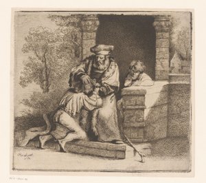 Retour du fils prodigue - Ignace Joseph de Claussin (attributed to)
