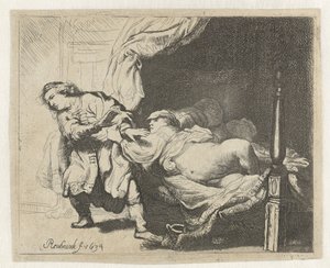 Joseph et la femme de Potiphar - Ignace Joseph de Claussin