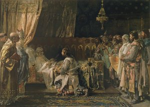 Les Derniers Moments du Roi Jacques Ier (1207-76) le Conquérant