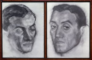 Portrait de Ramon Perez de Ayala (1888-1962) écrivain et journaliste espagnol - dessin - génération de 1914
