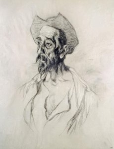 Don Quichotte / I. Zuloaga / Dessin 1927