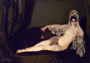Nu avec œillet, 1915