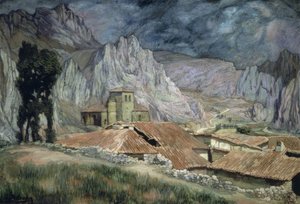 Paysage de Pancorbo – 1917 - Ignacio Zuloaga y Zabaleta