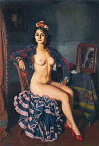 La Bella Oterito dans sa loge, 1936 - Ignacio Zuloaga y Zabaleto