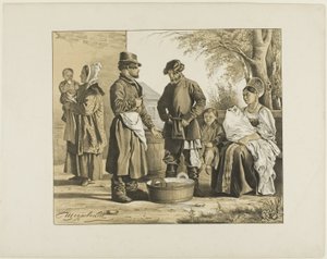 Scènes de la vie populaire russe